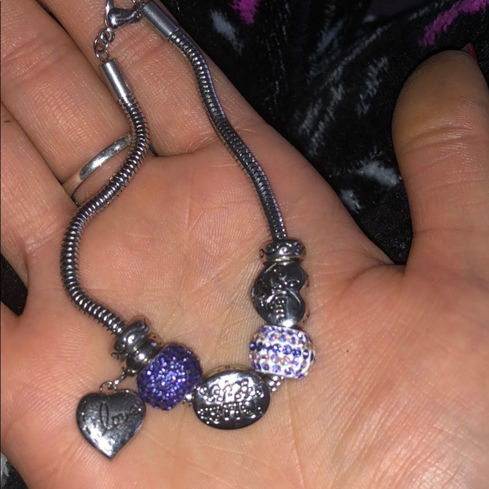 Mom bracelet sterling silver